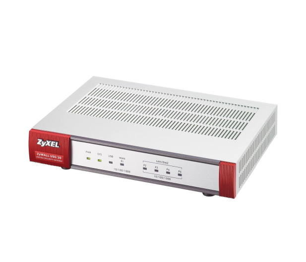 Zyxel USG20-VPN (4x100/1000Mbit 1xWAN 1xSFP) - 359166 - zdjęcie 2